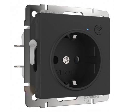 Розетка Wi-Fi Werkel черный матовый W1171608 4690389176098 Розетка Wi-Fi Werkel черный матовый W1171608 4690389176098