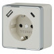 Розетка с заземлением, шторками и USB тип A+C Werkel Gallant W5071703 4690389179600 a057699