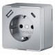 Розетка с заземлением, шторками и USB тип A+C Werkel Gallant W5071706 4690389179624 a057701