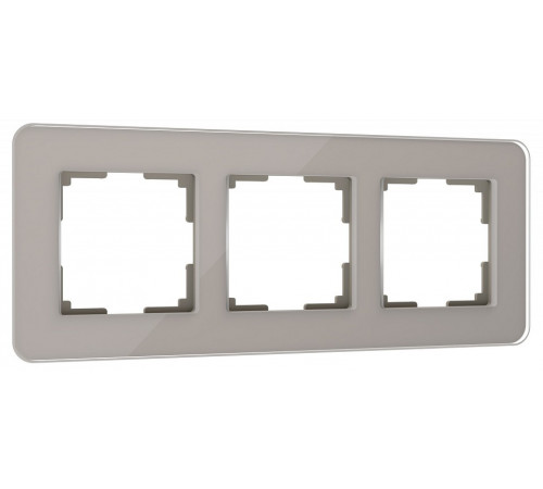 Рамка Werkel Elite на 3 поста дымчатый W0032417 4690389180750 Рамка Werkel Elite на 3 поста дымчатый W0032417 4690389180750
