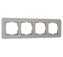 Рамка Werkel Elite на 4 поста дымчатый W0042417 4690389180798