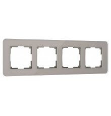Рамка Werkel Elite на 4 поста дымчатый W0042417 4690389180798