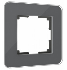 Рамка из стекла на 1 пост Werkel Elite графит 4690389180675 W0012440