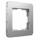 Рамка на 1 пост Werkel Platinum алюминий 4690389184413 W0012606