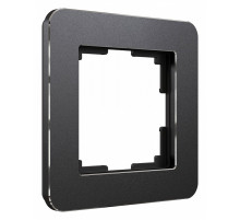Рамка на 1 пост Werkel Platinum черный алюминий 4690389184420 W0012608