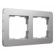 Рамка на 2 поста Werkel Platinum алюминий 4690389184444 W0022606
