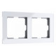 Рамка на 2 поста Werkel Acrylic белый 4690389184840 W0022701