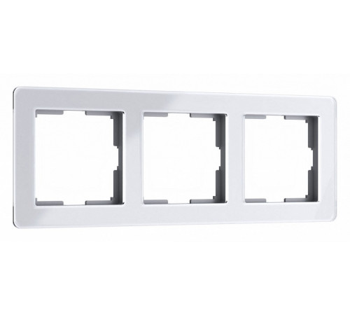 Рамка на 3 поста Werkel Acrylic белый 4690389184871 W0032701