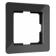 Рамка на 1 пост Werkel Acrylic черный 4690389184826 W0012708