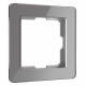 Рамка на 1 пост Werkel Acrylic графит 4690389184833 W0012704