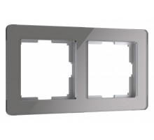 Рамка на 2 поста Werkel Acrylic графит 4690389184864 W0022704