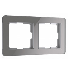 Рамка на 2 поста Werkel Acrylic графит 4690389184864 W0022704