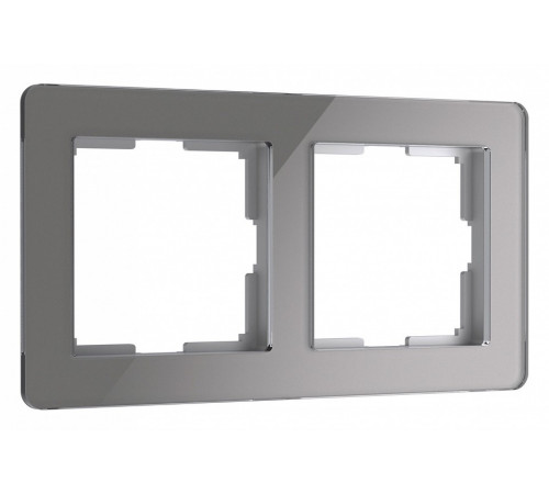 Рамка на 2 поста Werkel Acrylic графит 4690389184864 W0022704