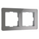 Рамка на 2 поста Werkel Acrylic графит 4690389184864 W0022704
