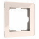 Рамка на 1 пост Werkel Acrylic айвори 4690389186271 W0012743