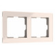 Рамка на 2 поста Werkel Acrylic айвори 4690389186288 W0022743