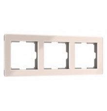 Рамка на 3 поста Werkel Acrylic айвори 4690389186295 W0032743