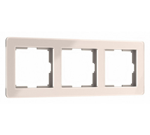 Рамка на 3 поста Werkel Acrylic айвори 4690389186295 W0032743