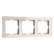 Рамка на 3 поста Werkel Acrylic айвори 4690389186295 W0032743