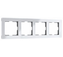 Рамка на 4 поста Werkel Acrylic белый 4690389190520 W0042701 a062131