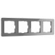 Рамка на 4 поста Werkel Acrylic графит 4690389190537 W0042704 a062132