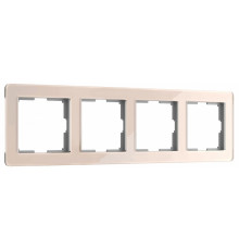 Рамка на 4 поста Werkel Acrylic айвори 4690389190551 W0042743 a062134