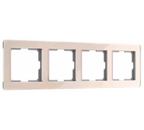 Рамка на 4 поста Werkel Acrylic айвори 4690389190551 W0042743 a062134 Рамка на 4 поста Werkel Acrylic айвори 4690389190551 W0042743 a062134