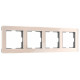 Рамка на 4 поста Werkel Acrylic айвори 4690389190551 W0042743 a062134