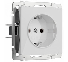 Розетка с заземлением и шторками Werkel 4690389197321 W1171141 a064012