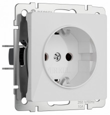 Розетка с заземлением и шторками Werkel 4690389197321 W1171141 a064012