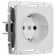 Розетка с заземлением и шторками Werkel 4690389197321 W1171141 a064012