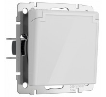 Розетка с заземлением, крышкой и шторками Werkel 4690389197338 W1171241 a064013