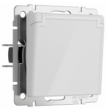 Розетка с заземлением, крышкой и шторками Werkel 4690389197338 W1171241 a064013