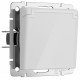 Розетка с заземлением, крышкой и шторками Werkel 4690389197338 W1171241 a064013