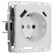 Розетка с заземлением, шторками и USB тип A+C Werkel 4690389197345 W1171741 a064014