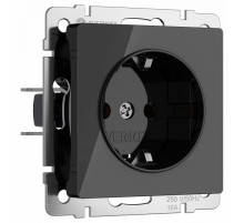 Розетка с заземлением и шторками Werkel 4690389197710 W1171148 a064042