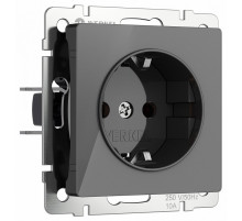 Розетка с заземлением и шторками Werkel 4690389197512 W1171144 a064091