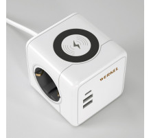 Розеточный блок 3-местный + 3 USB + беспроводная зарядка Werkel 4690389204265 W6513501 a066454