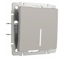 Выключатель одноклавишный проходной с подсветкой Werkel W1212104 4690389211898 a069450