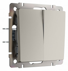 Выключатель двухклавишный Werkel W1220004 4690389211904 a069452