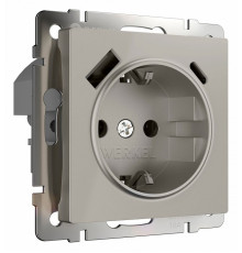Розетка с/з шторками и USB тип A+C Werkel W1271704 4690389211997 a069465