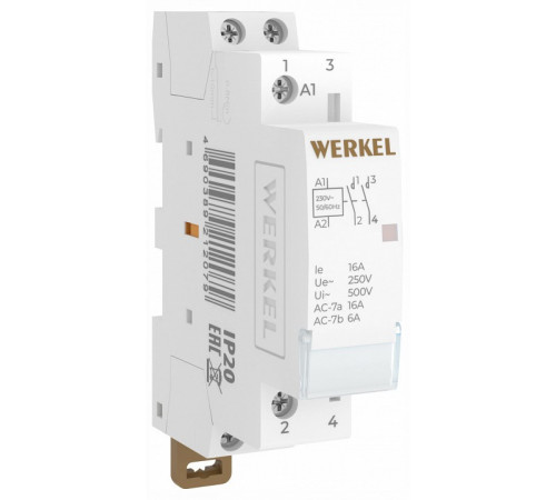 Контактор модульный Werkel W941M16O 4690389212079 a069472 Контактор модульный Werkel W941M16O 4690389212079 a069472