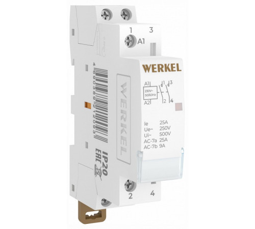 Контактор модульный Werkel W941M25O 4690389212093 a069474 Контактор модульный Werkel W941M25O 4690389212093 a069474