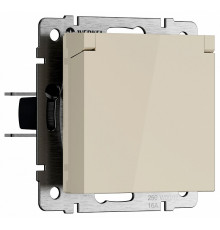 Розетка с защитной крышкой и шторками Werkel W1171203 4690389213151 a069595