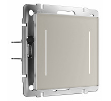 Выключатель сенсорный двухклавишный с подсветкой Werkel W4522014 4690389213922 a069763