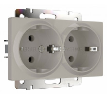Розетка двойная с заземлением Werkel W1272004 4690389213960 a069774