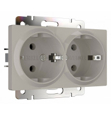 Розетка двойная с заземлением Werkel W1272004 4690389213960 a069774
