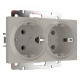 Розетка двойная с заземлением Werkel W1272004 4690389213960 a069774