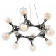Подвесная светодиодная люстра iLedex Blossom C4465-12R CR