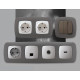 Рамка двухместная Ambrella Volt Ecta OF140652